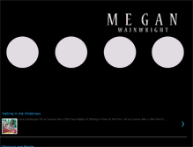 Tablet Screenshot of meganwainwright.blogspot.com