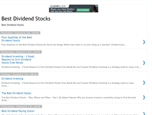 Tablet Screenshot of best-dividendstocks.blogspot.com