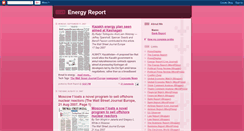 Desktop Screenshot of energy-report.blogspot.com