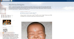 Desktop Screenshot of mydivinedelights.blogspot.com