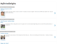 Tablet Screenshot of mydivinedelights.blogspot.com
