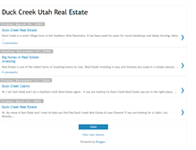 Tablet Screenshot of duckcreekrealestate.blogspot.com