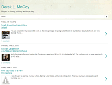Tablet Screenshot of dmccoyinnov.blogspot.com