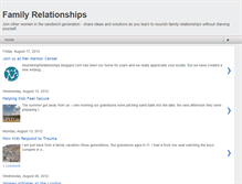 Tablet Screenshot of nourishingrelationships.blogspot.com