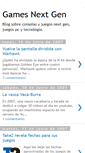 Mobile Screenshot of gamesnextgen.blogspot.com