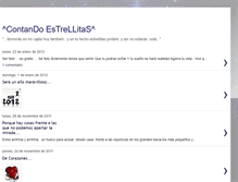 Tablet Screenshot of contandoestrellitas.blogspot.com