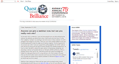 Desktop Screenshot of amwaconference.blogspot.com