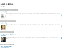 Tablet Screenshot of lostinlibya.blogspot.com