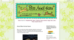 Desktop Screenshot of blissanimalhavenaboutus.blogspot.com