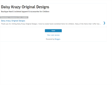 Tablet Screenshot of daisykrazydesigns.blogspot.com