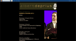 Desktop Screenshot of albertdeprius.blogspot.com