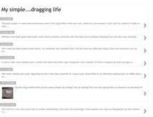 Tablet Screenshot of mysimpledragginglife.blogspot.com