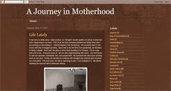 Desktop Screenshot of ajourneyinmotherhood.blogspot.com