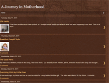 Tablet Screenshot of ajourneyinmotherhood.blogspot.com