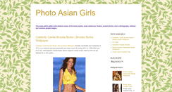 Desktop Screenshot of photo-girls-asian.blogspot.com