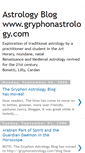 Mobile Screenshot of gryphonastrology.blogspot.com