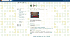 Desktop Screenshot of letsplaytoys.blogspot.com