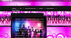 Desktop Screenshot of luzysonidozero.blogspot.com