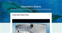 Desktop Screenshot of boycottsharkweek.blogspot.com