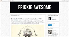 Desktop Screenshot of frikkieawesome.blogspot.com