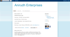 Desktop Screenshot of anirudhrealestate.blogspot.com