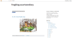 Desktop Screenshot of frogblog-acartoondiary.blogspot.com