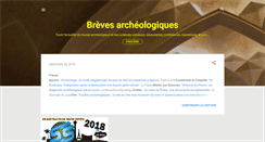 Desktop Screenshot of breves-archeologiques.blogspot.com