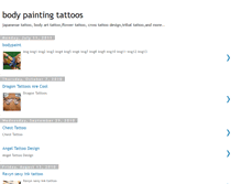 Tablet Screenshot of 1body-painting-tattoo.blogspot.com