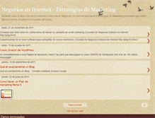 Tablet Screenshot of negocios-marketing.blogspot.com