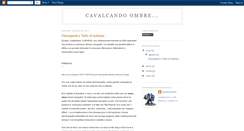 Desktop Screenshot of cavalcandoombre.blogspot.com