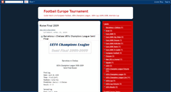 Desktop Screenshot of footballeuropelive.blogspot.com