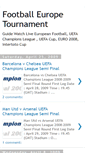 Mobile Screenshot of footballeuropelive.blogspot.com