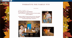 Desktop Screenshot of formativefoxfamilyfun.blogspot.com