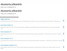 Tablet Screenshot of akcesoriapilkarskie.blogspot.com