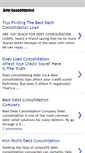 Mobile Screenshot of debtconsolidationabout.blogspot.com