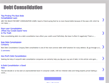 Tablet Screenshot of debtconsolidationabout.blogspot.com