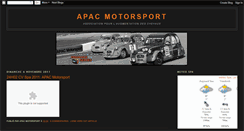 Desktop Screenshot of apacmotorsport.blogspot.com