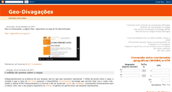 Desktop Screenshot of geodivagar.blogspot.com