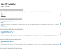 Tablet Screenshot of geodivagar.blogspot.com