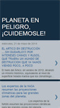 Mobile Screenshot of planetaenpeligrocuidemosle.blogspot.com