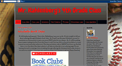 Desktop Screenshot of mrkahlenbergs4thgradeclass.blogspot.com