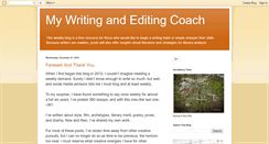 Desktop Screenshot of mywritingandeditingcoach.blogspot.com