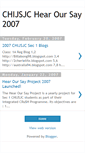 Mobile Screenshot of chijsjc-hear-our-say2007.blogspot.com