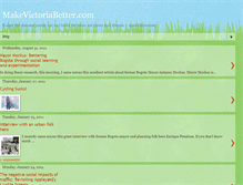 Tablet Screenshot of makevictoriabetter.blogspot.com