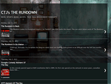 Tablet Screenshot of ctjrundown.blogspot.com