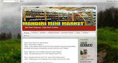 Desktop Screenshot of mandiri-minimarket.blogspot.com