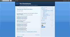 Desktop Screenshot of chestertones.blogspot.com