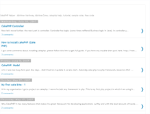 Tablet Screenshot of cakephp.blogspot.com