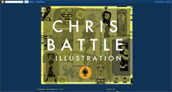 Desktop Screenshot of chrisbattleillustration.blogspot.com