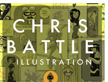 Tablet Screenshot of chrisbattleillustration.blogspot.com
